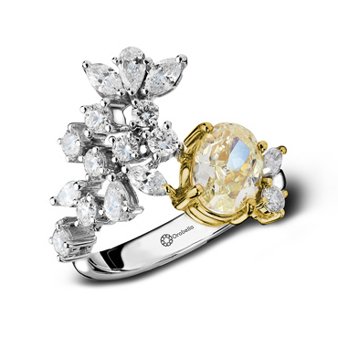 Fancy Diamond Ring ‘Into The Mist’ Collection